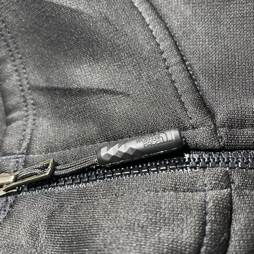 The‎ North Face Full Zip Jacket Mens Medium Black Fleece Lined Lightweight